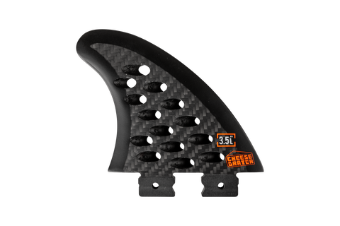 Ronix Button Cheese Grater | 3.5in Carbon Surf Fin