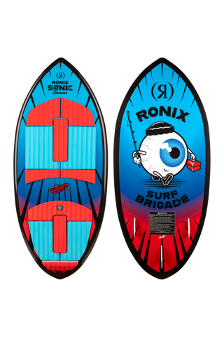 Ronix Sonic Skimmer Youth Wakesurf Board | Red Fish Eye