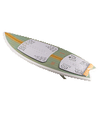 Ronix Women's Koal Classic Fish Wakesurf Board