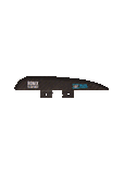 Ronix Floating Button Tech - Blueprint Surf Fin | Carbon