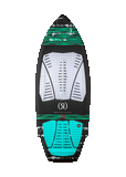 Ronix Women's Koal Surface Sea Captain Hybrid Wakesurf Board
