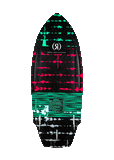 Ronix Women's Koal Surface Sea Captain Hybrid Wakesurf Board