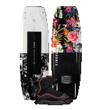 Ronix Women's Wakeboard Package - Quarter 'Til Midnight w/ Luxe Boots | 2022 | Pre-Order