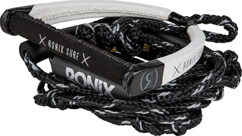 Ronix PU Syn. Bungee Surf Rope-10" Handle w/25ft 4-Sect. Rope | 2022