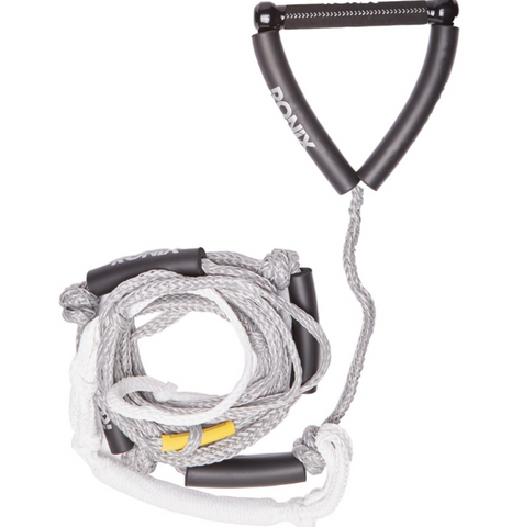 Ronix Surf Rope 10" W/25Ft 4-Sect Grey | 2022